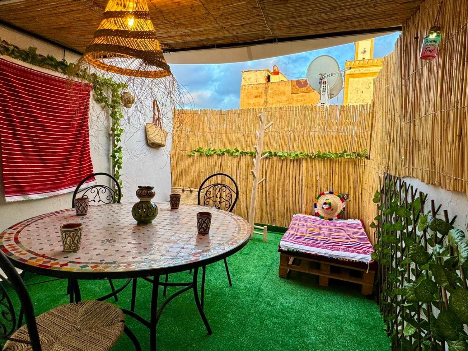 La Casa De Oussama With Traditional Private Terrace Rabat Exterior foto