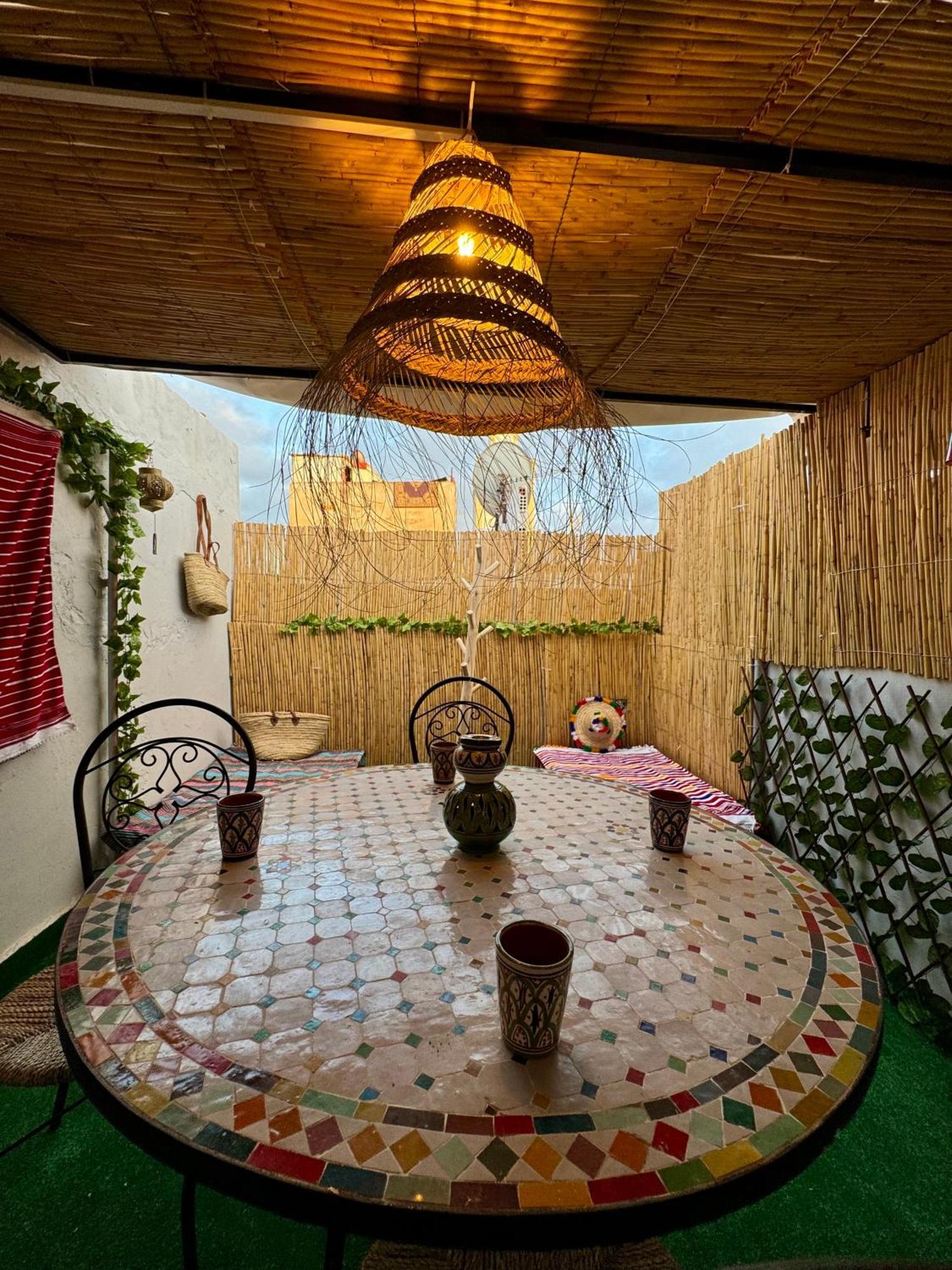 La Casa De Oussama With Traditional Private Terrace Rabat Exterior foto